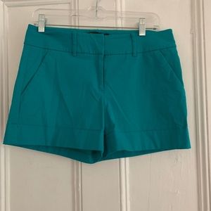 NY&C Teal cuffed shorts